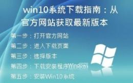 Win10系统下载指南：从官方网站获取最新版本