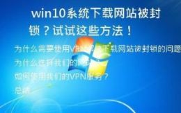 win10系统下载网站被封锁？试试这些方法！