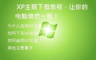 XP主题下载教程，让你的电脑焕然一新！